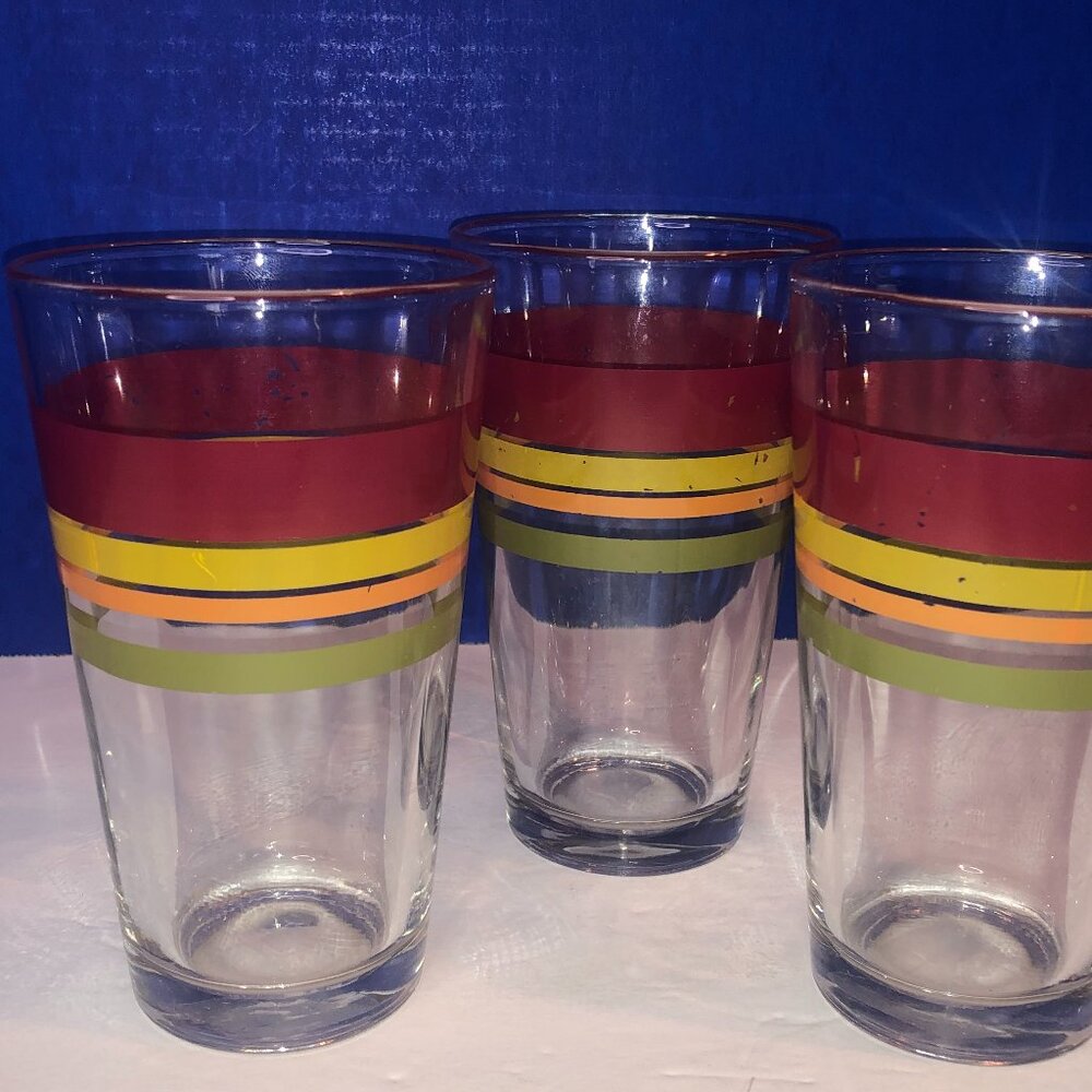 Vintage Retro Water Glasses by Cristar Herradura (Replacement Set 3) Pre-owned